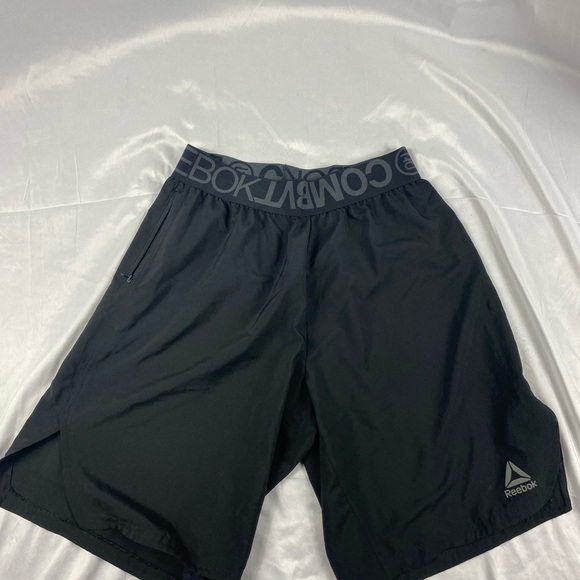 Reebok Combat Woven Boxing Shorts In Black Small - Picture 3 of 16